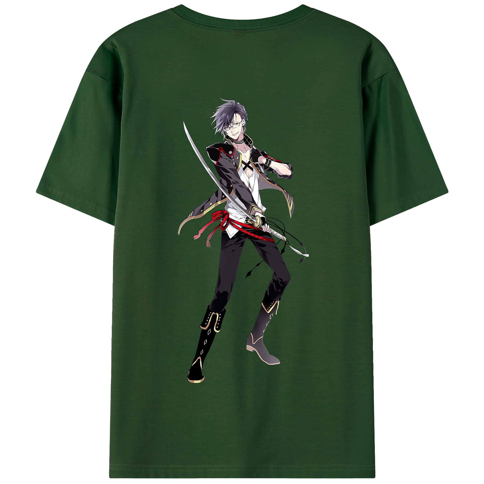 （画像用） 刀剣乱舞 Touken Ranbu 綿100％半袖Tシャツ（背面プリント）